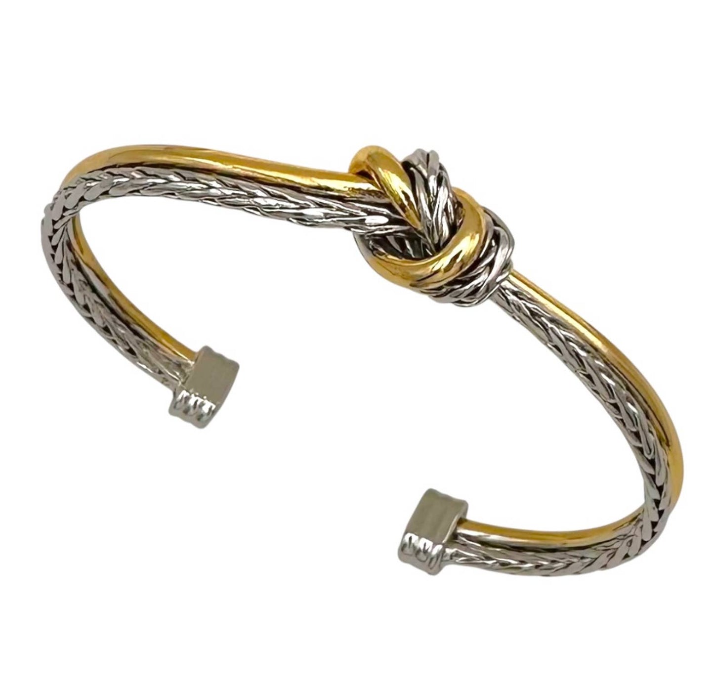 Herringbone Knot Bangle