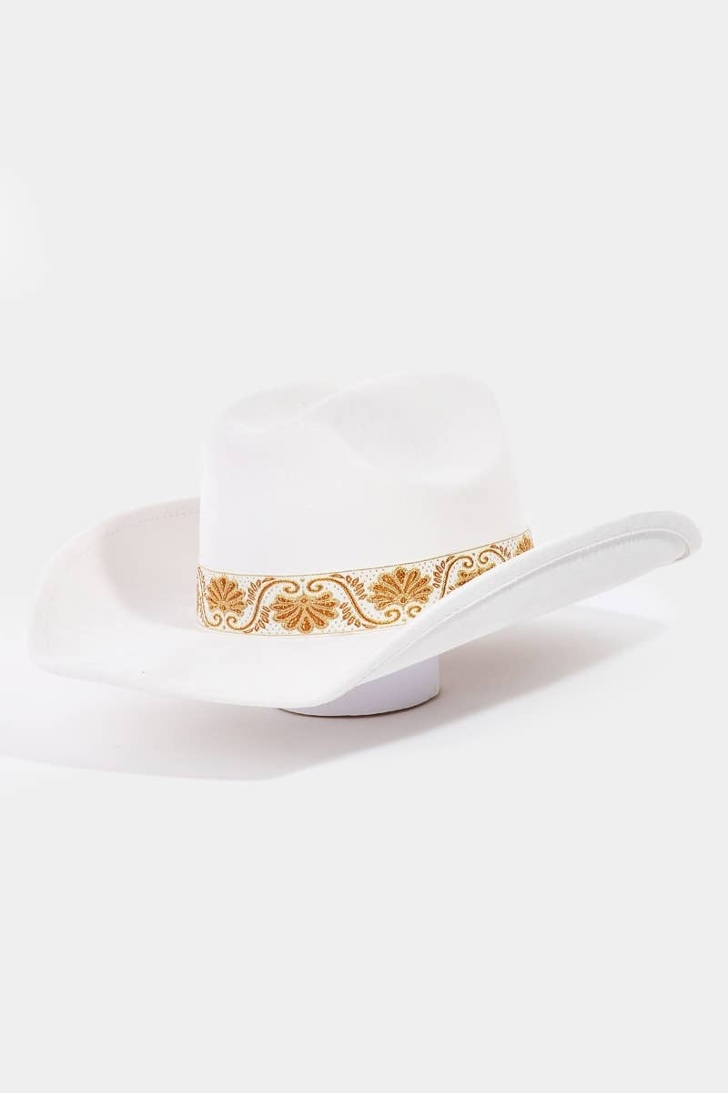 Pattern Band Cowboy Hat
