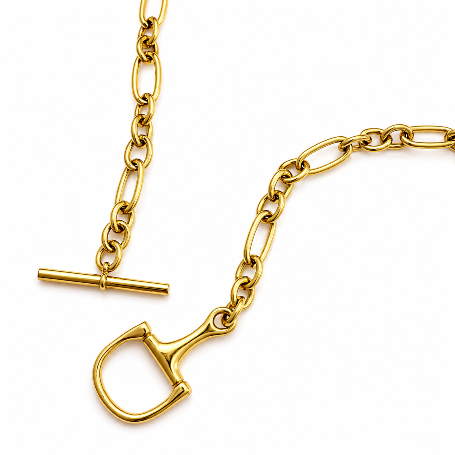 Equestrian Bit Chain Necklace