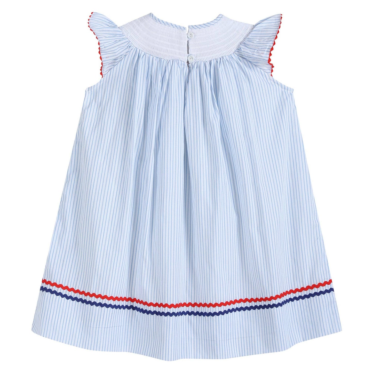4th of July Stars Smocked Dress