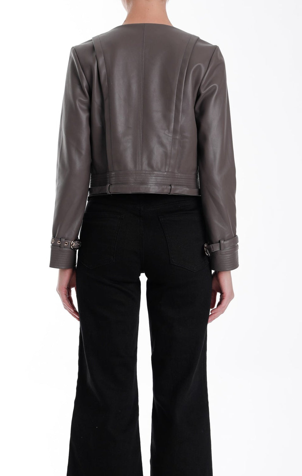 Karina Grimaldi Natalie Vegan Leather Jacket