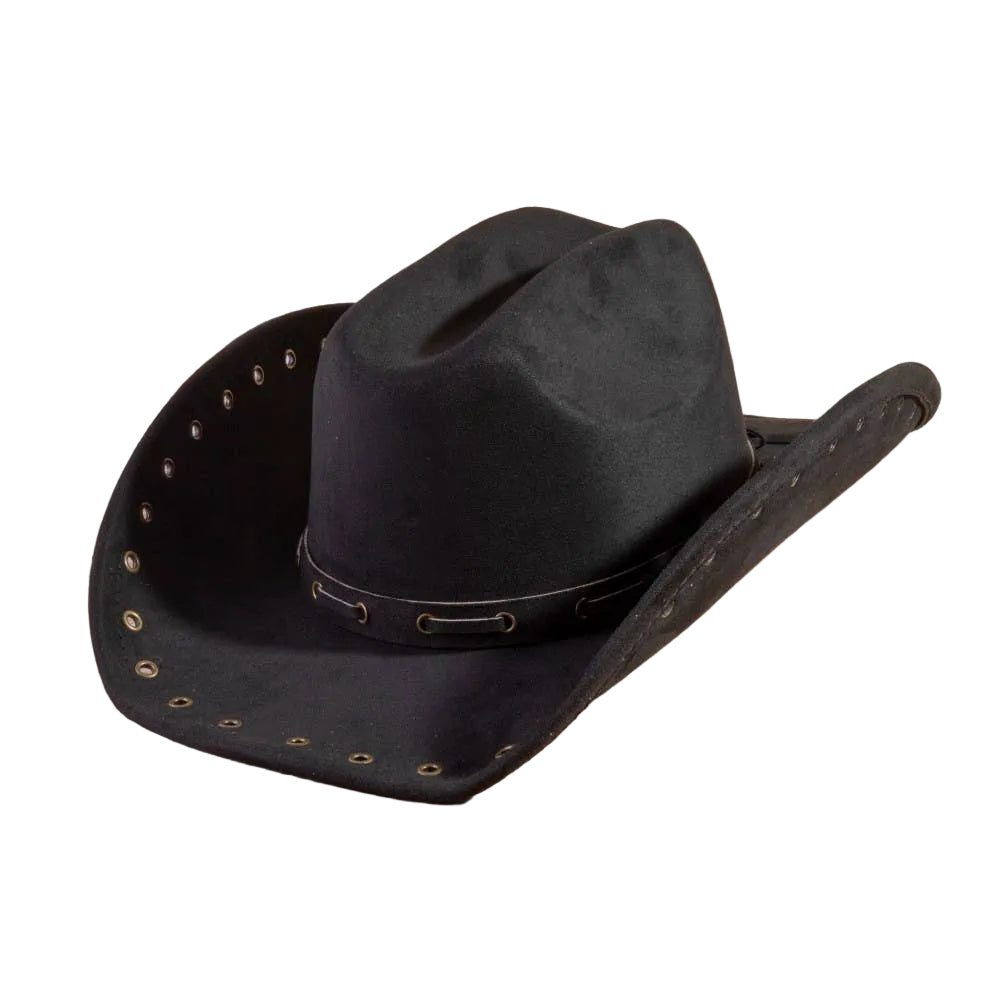 Grommet Faux Cowboy Hat