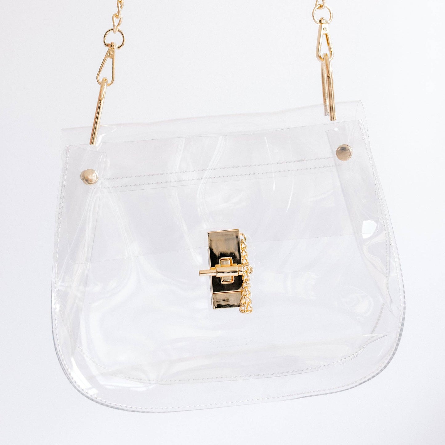 The Ginger Clear Stadium Handbag