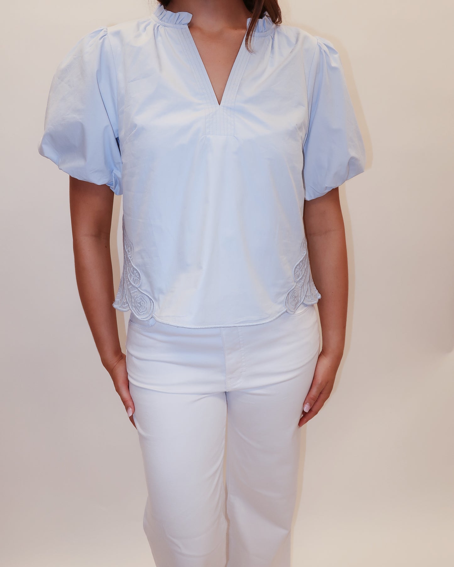 Joelyn Puff Sleeve Blouse