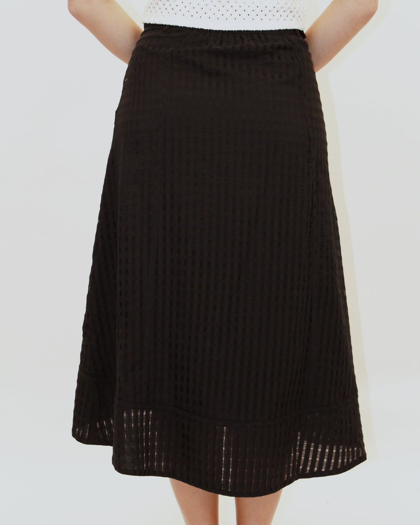 Serena Buckle Midi Skirt
