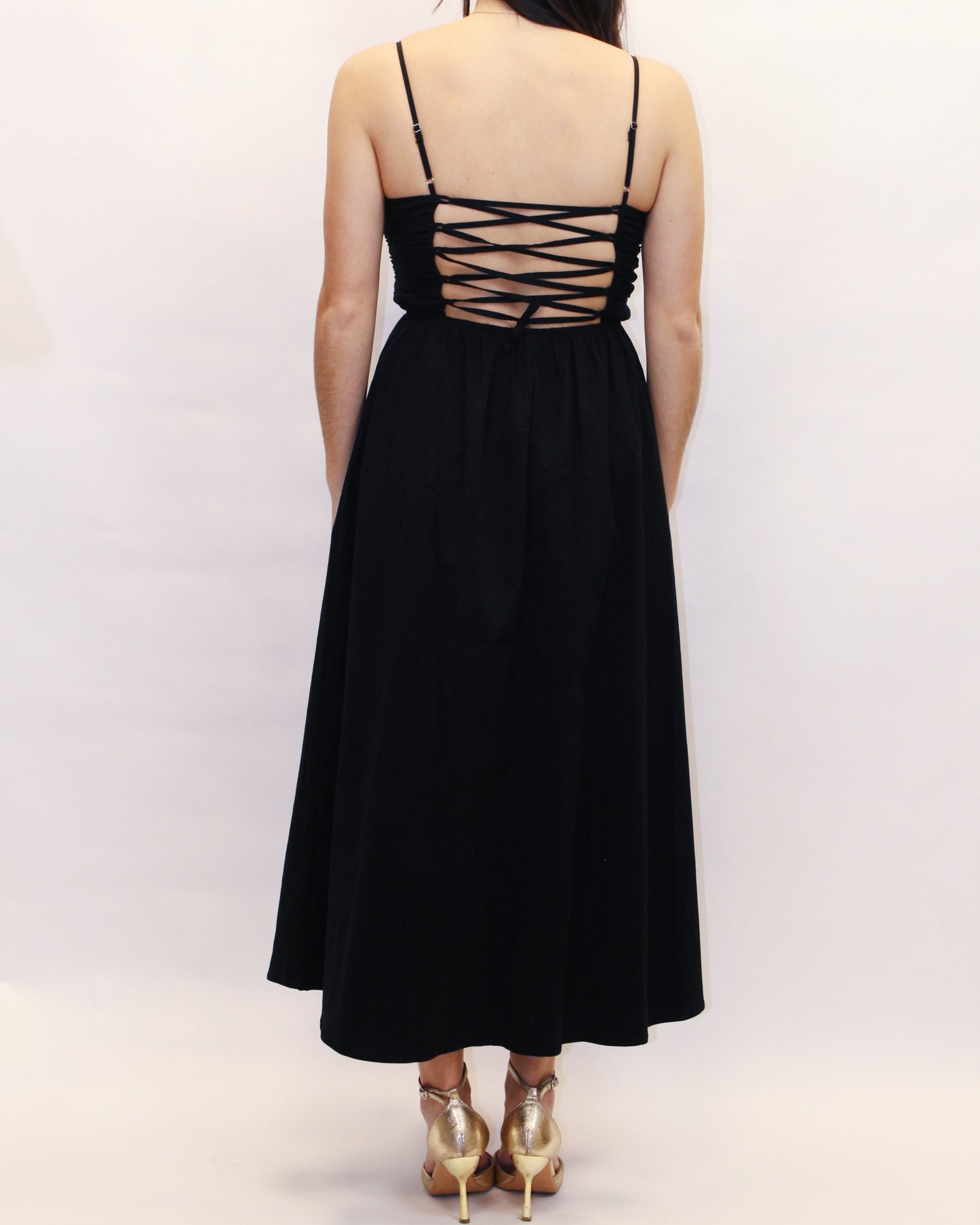 Harriett Smocked Midi Dress