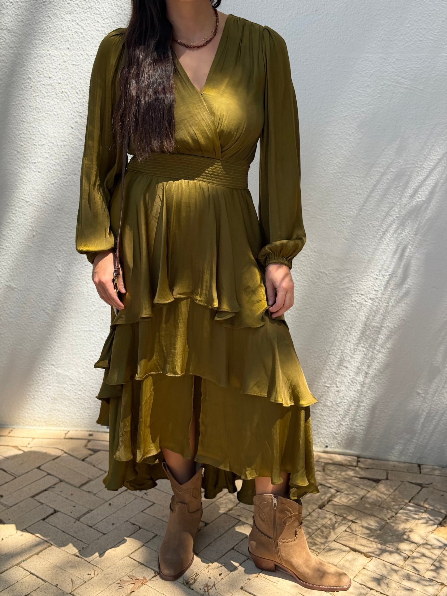 Bailen Satin Maxi Dress