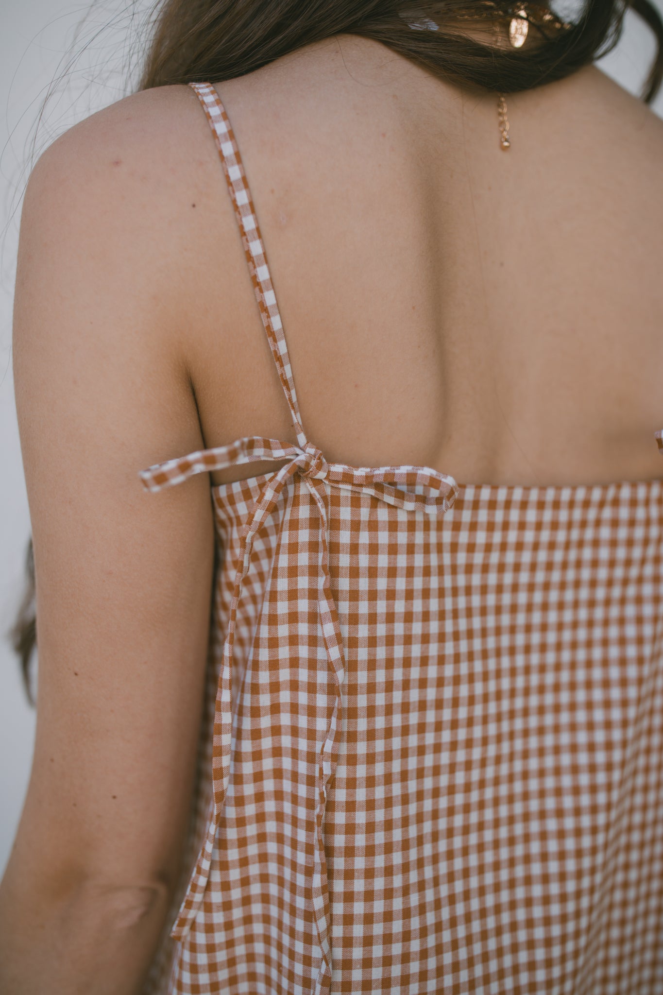 Daisy Gingham Mini Dress