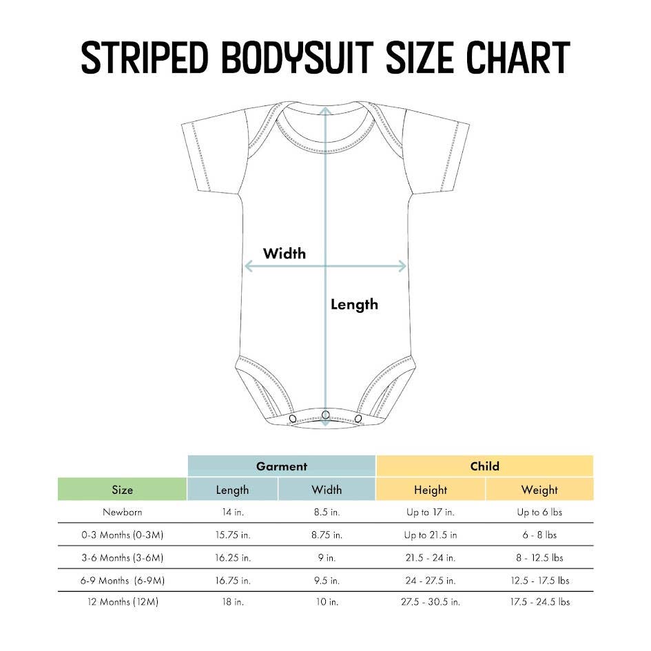 A&M Striped Bodysuit