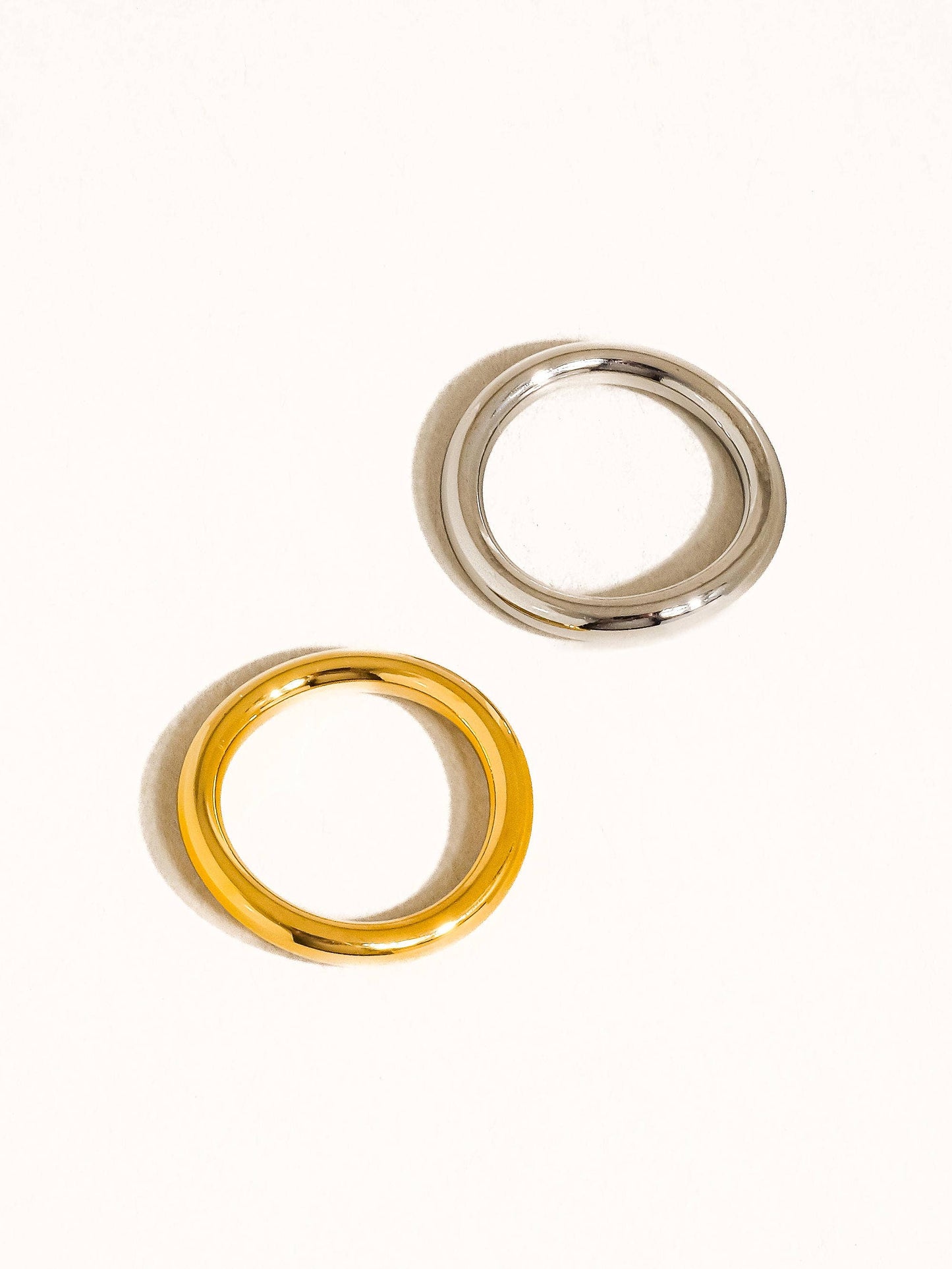 Andrée 18K Gold Two Tone Ring