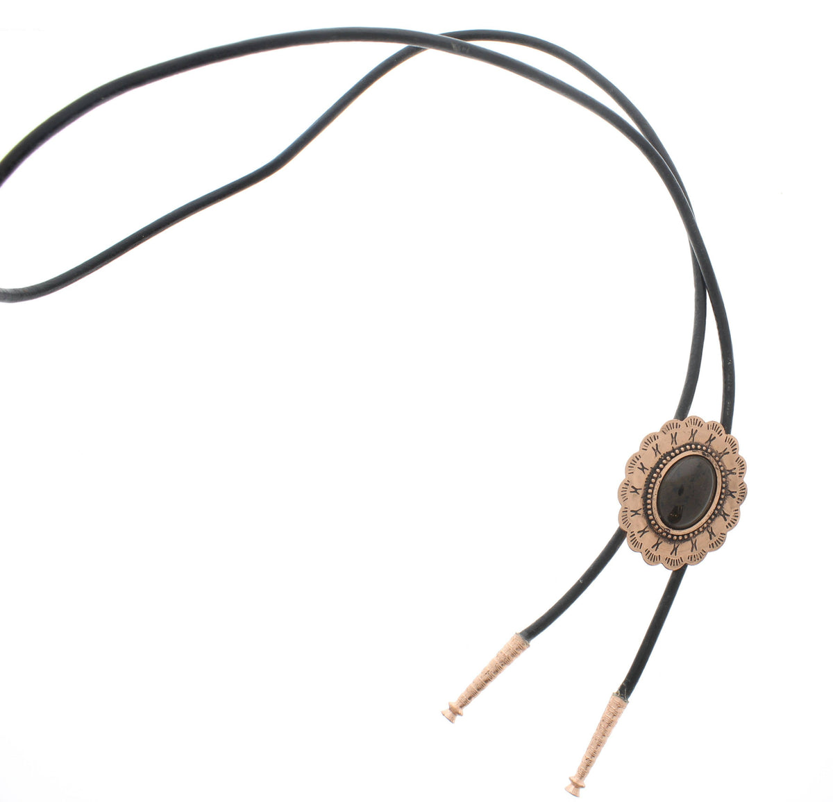 Copper Concho Bolo Tie