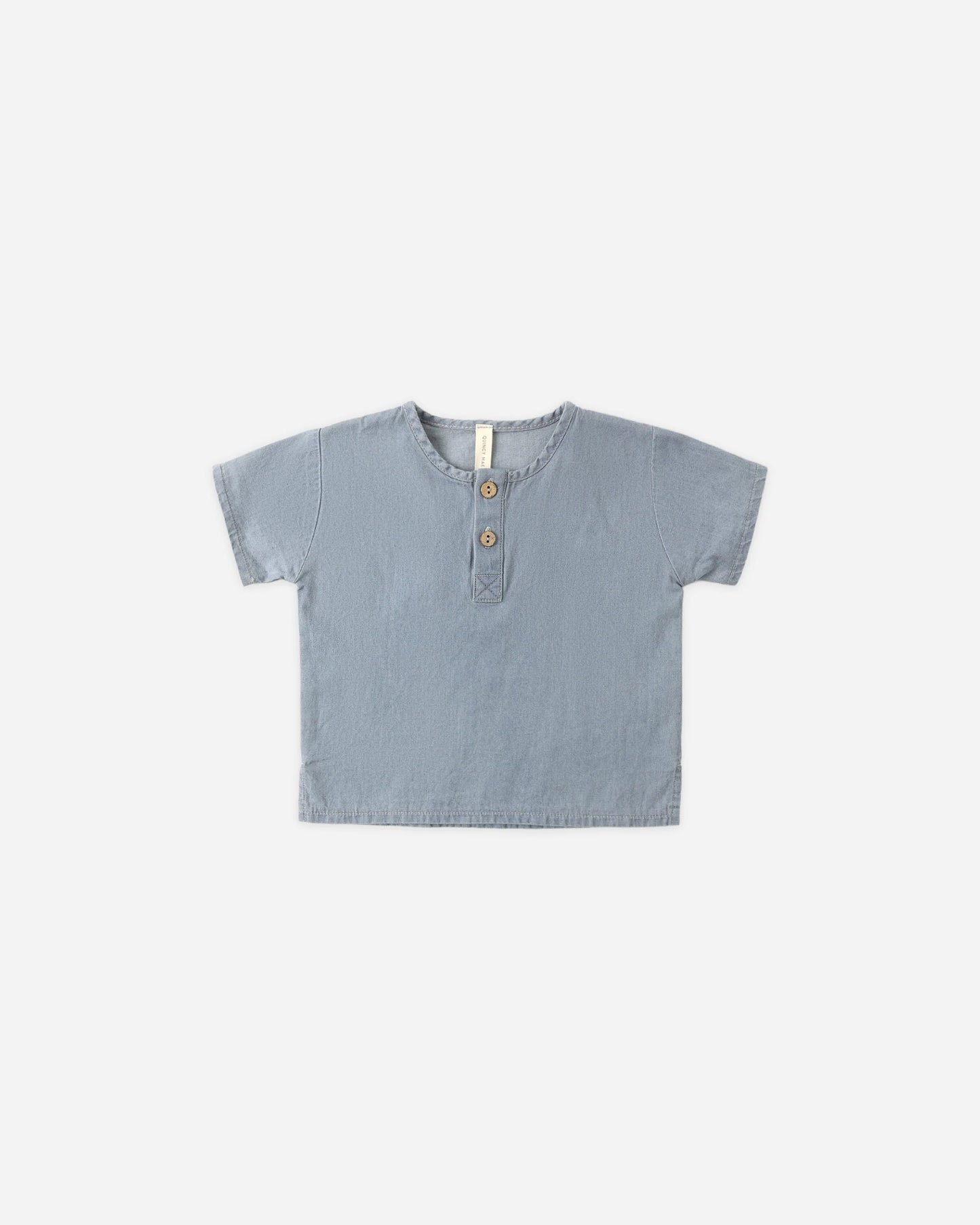 Chambray Henry Top