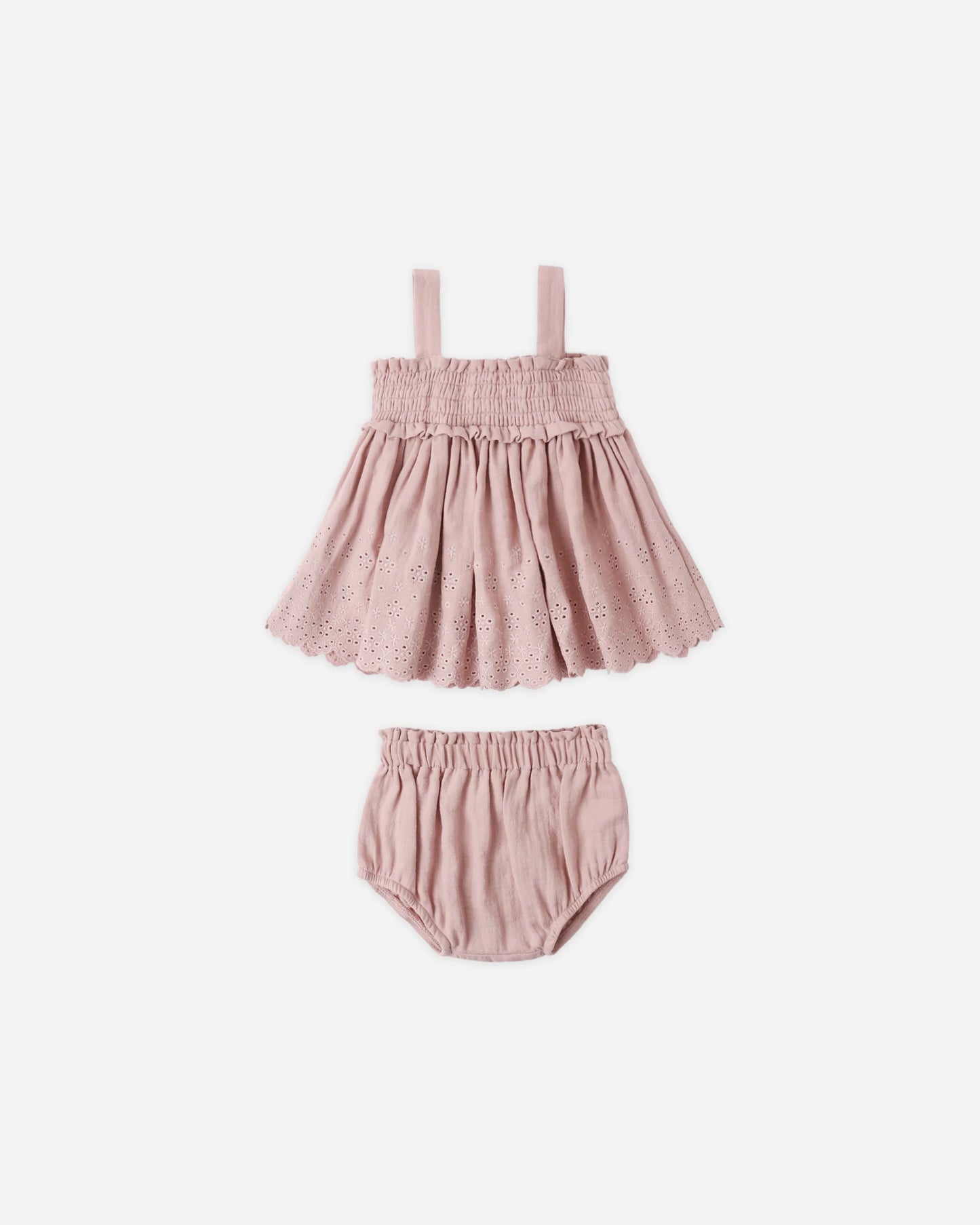 Mauve Top & Bloomer Set