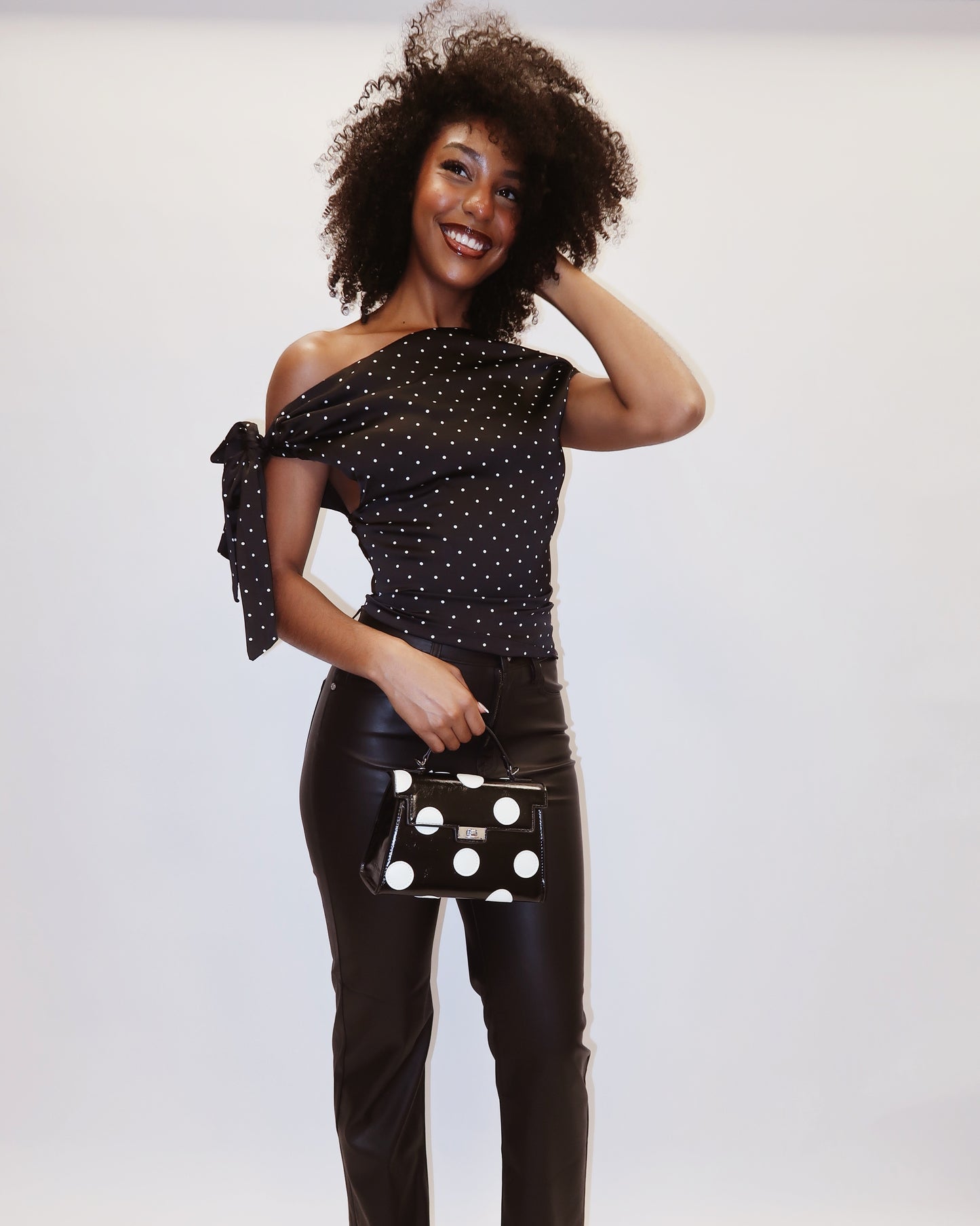 Celestine Polka Dot Top