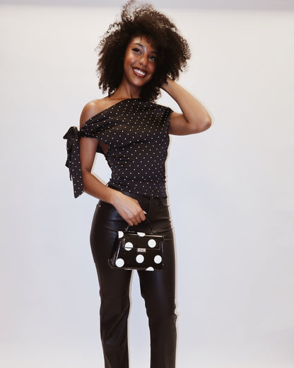 Celestine Polka Dot Top