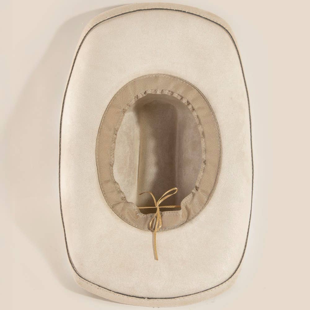 Longhorn Faux Cowboy Hat
