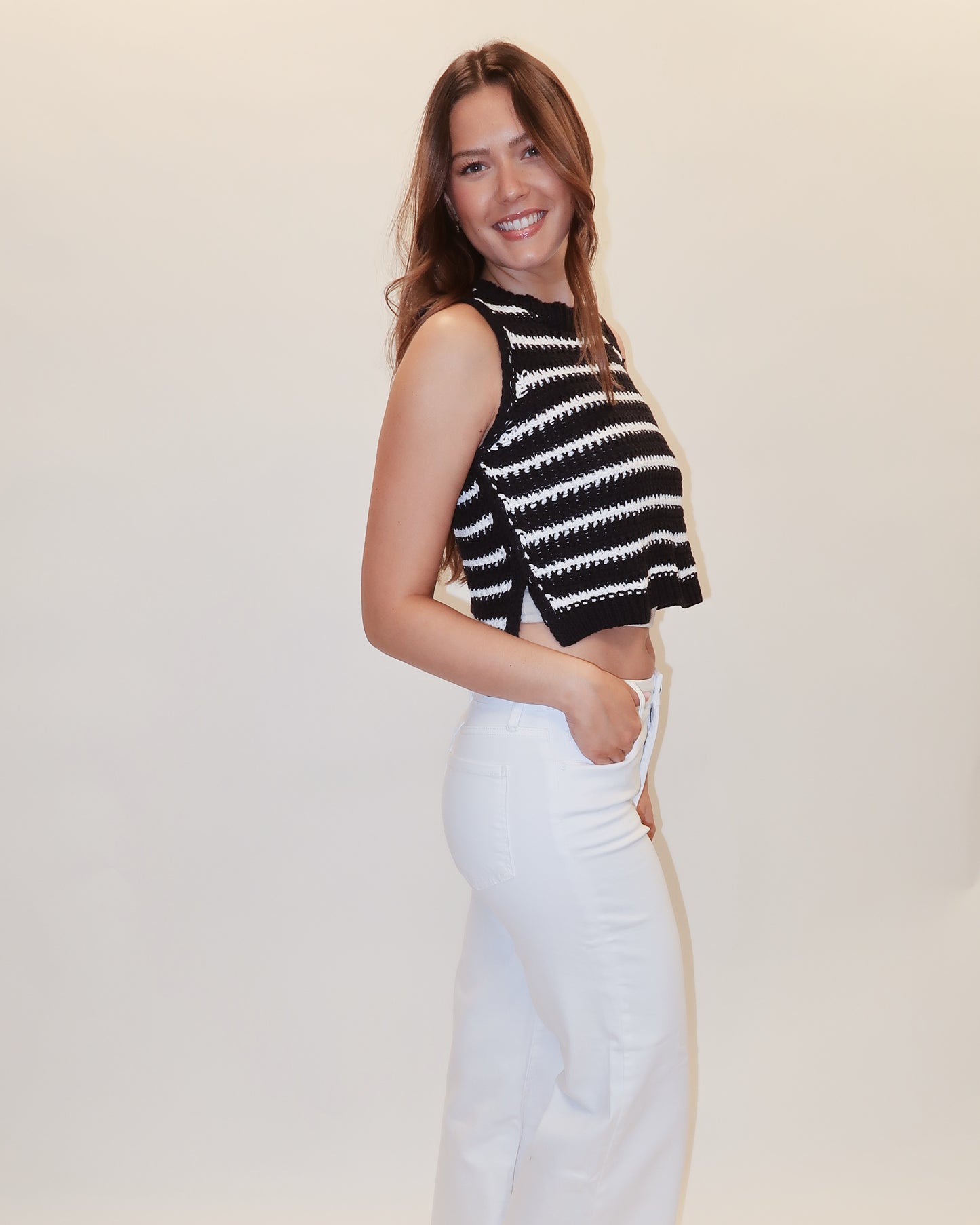 Kelsey Striped Tank Top