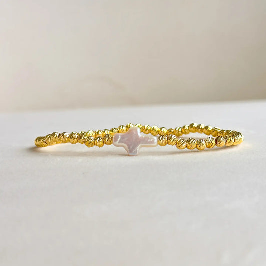 Easton Elle Beam Stretch Cross Bracelet