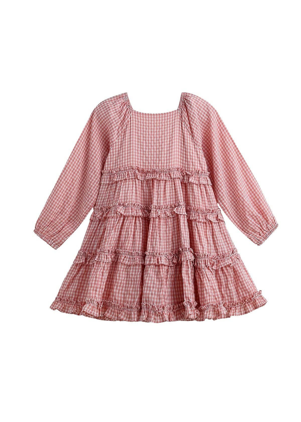 Rosie Plaid Ruffle Dress