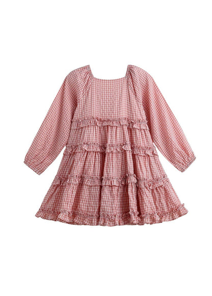 Rosie Plaid Ruffle Dress