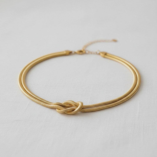 Knot Snake Necklace
