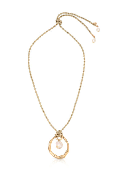 Nautical Pearl Necklace