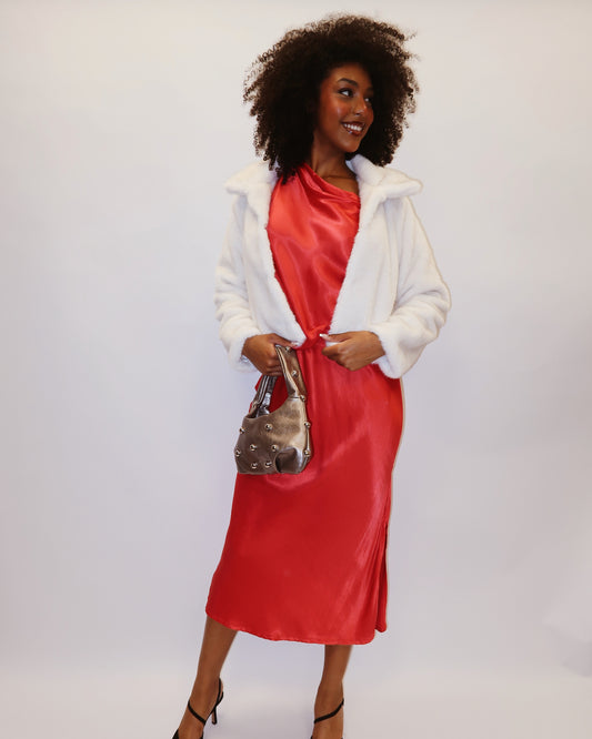 Michael Stars KARTER POPPY MIDI DRESS