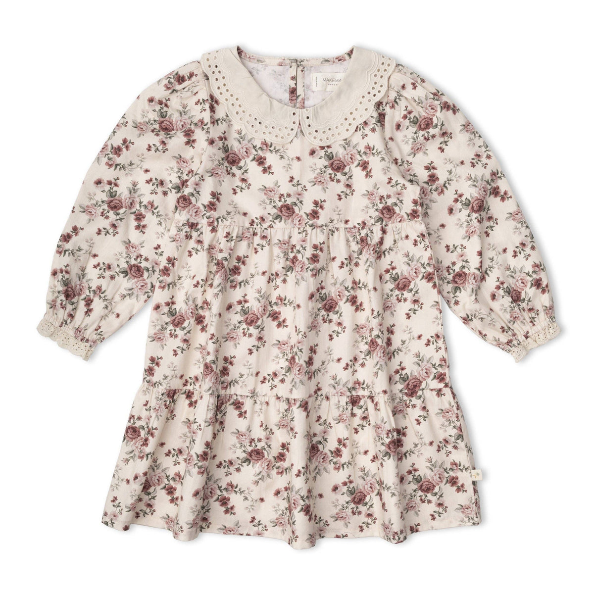 Collar Tiered Dress