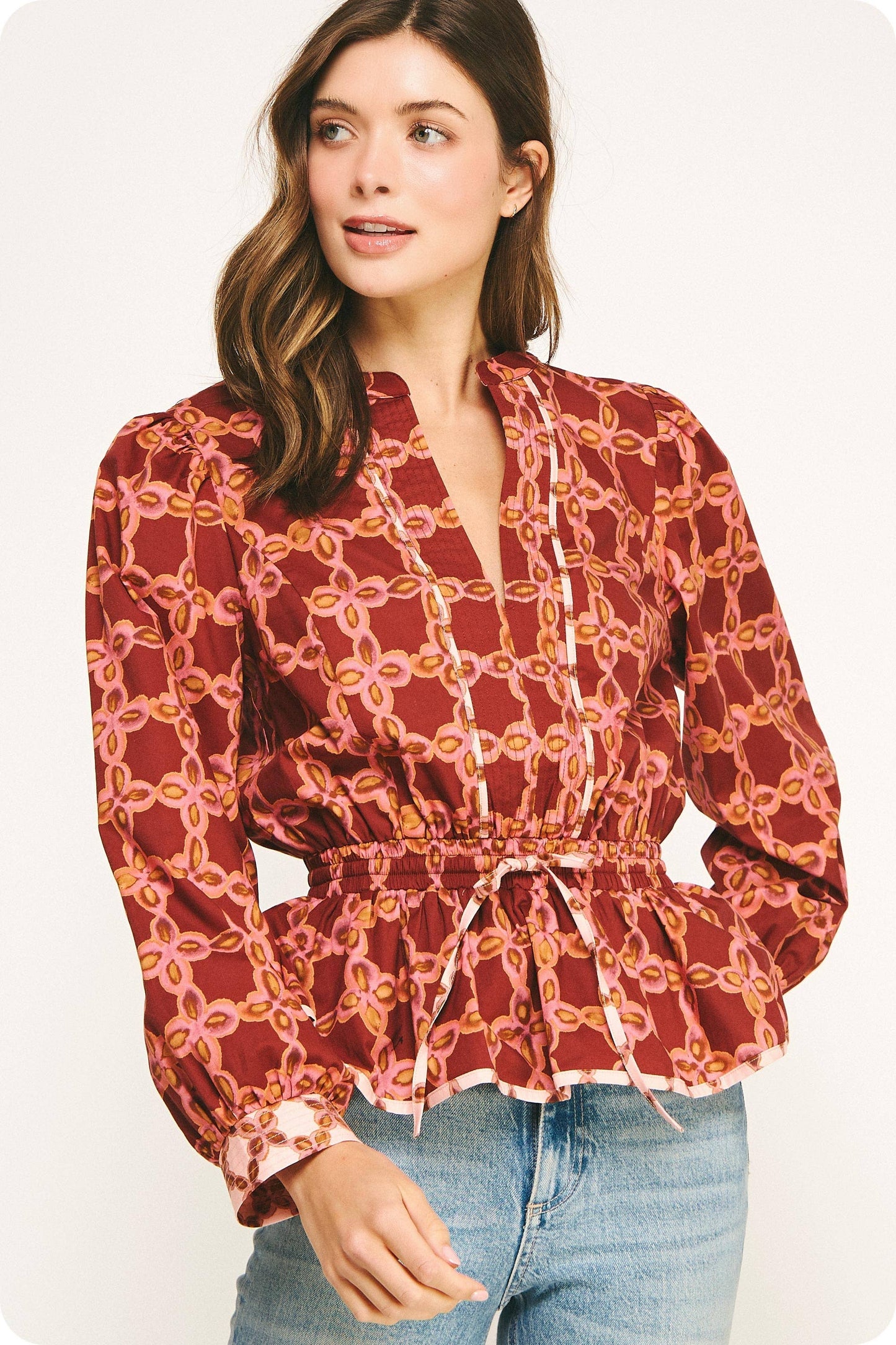 Chloe Chainlink Blouse