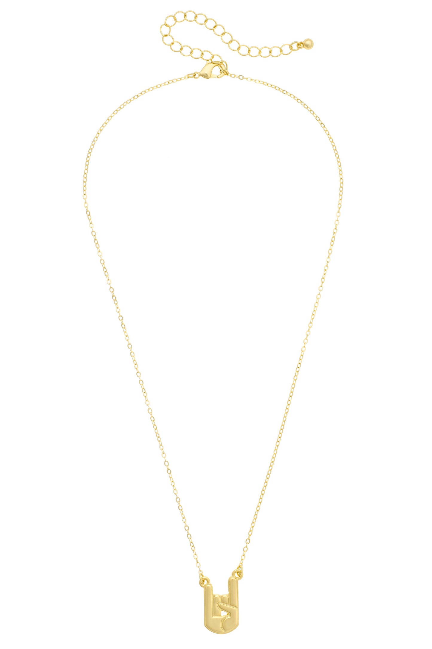 Longhorns 24K Logo Necklace