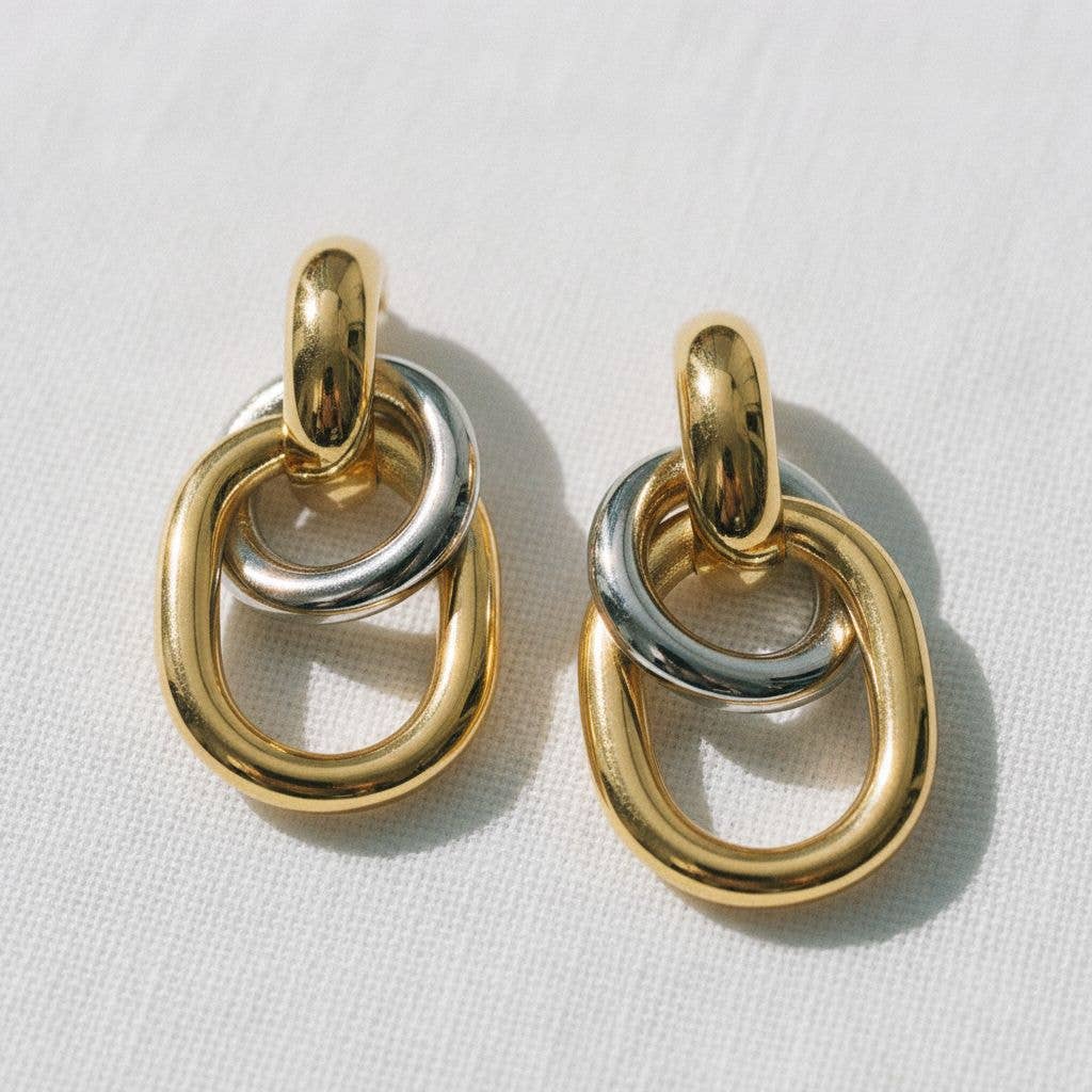 Geometric Hoop Earrings