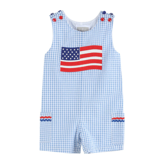American Flag Pocket Shortalls