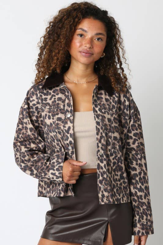 Ansley Leopard Jacket