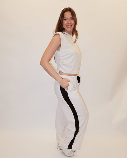 Lori Ruched Knit Lounge Top