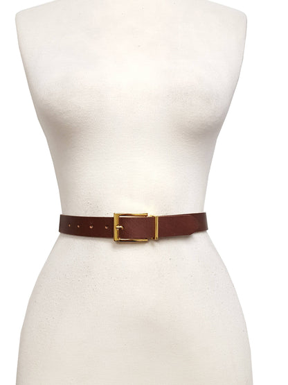 Genuine Brown Leather Belt