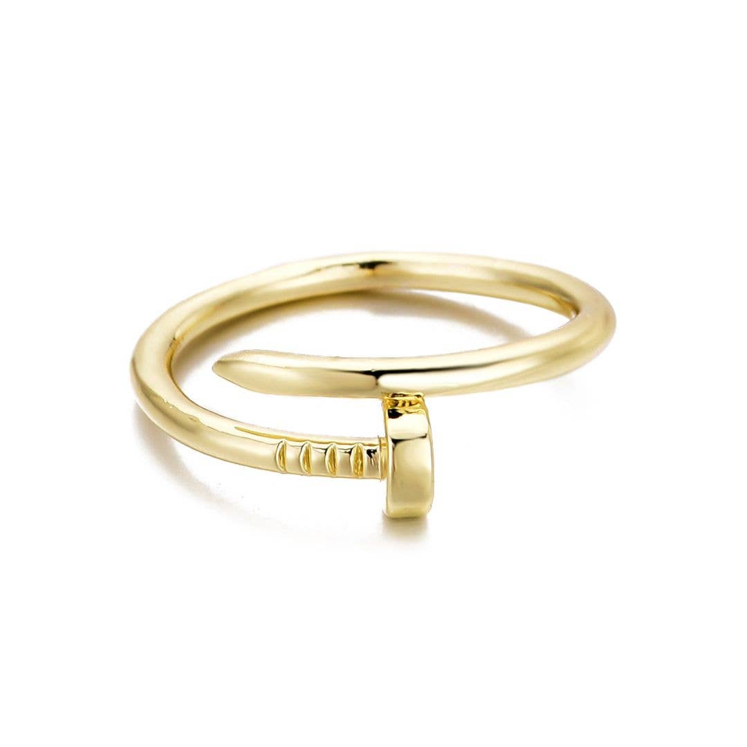 Gold Nail Ring