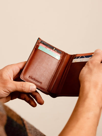 The GameDay Italian Leather Bifold Wallet