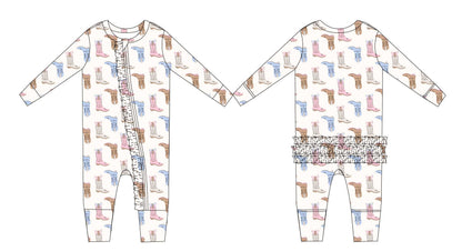 Boot Scootin Convertible Romper