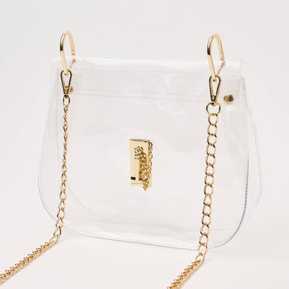 The Ginger Clear Stadium Handbag