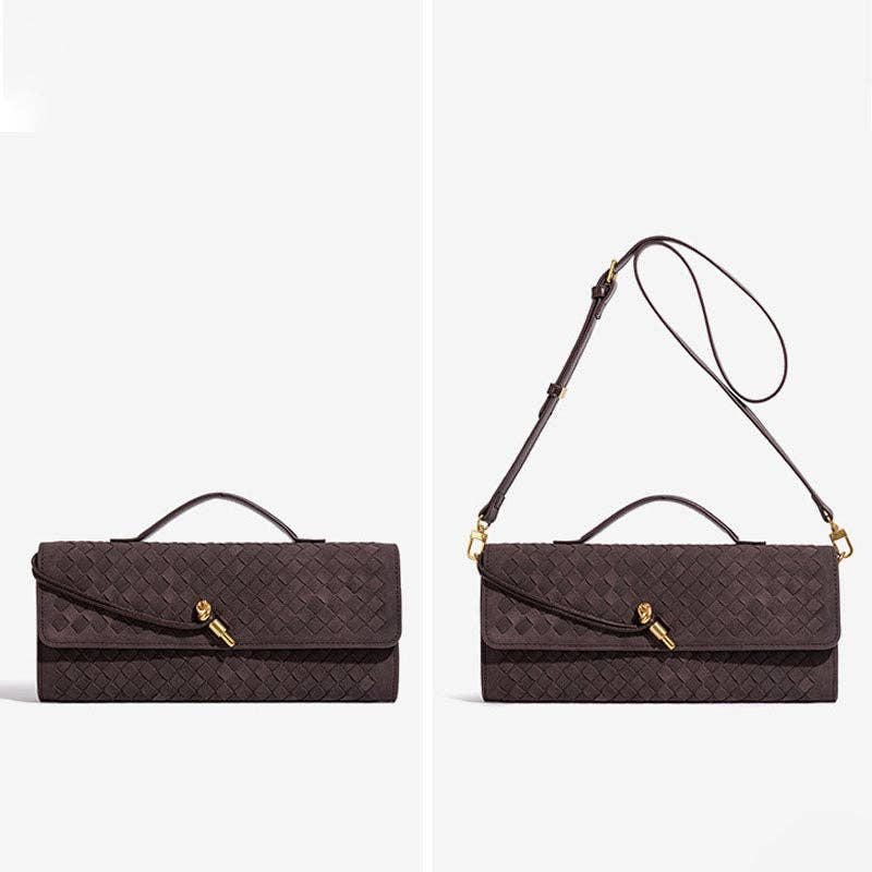 Vintage Chocolate Satchel Handbag