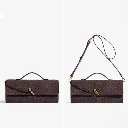 Vintage Chocolate Satchel Handbag