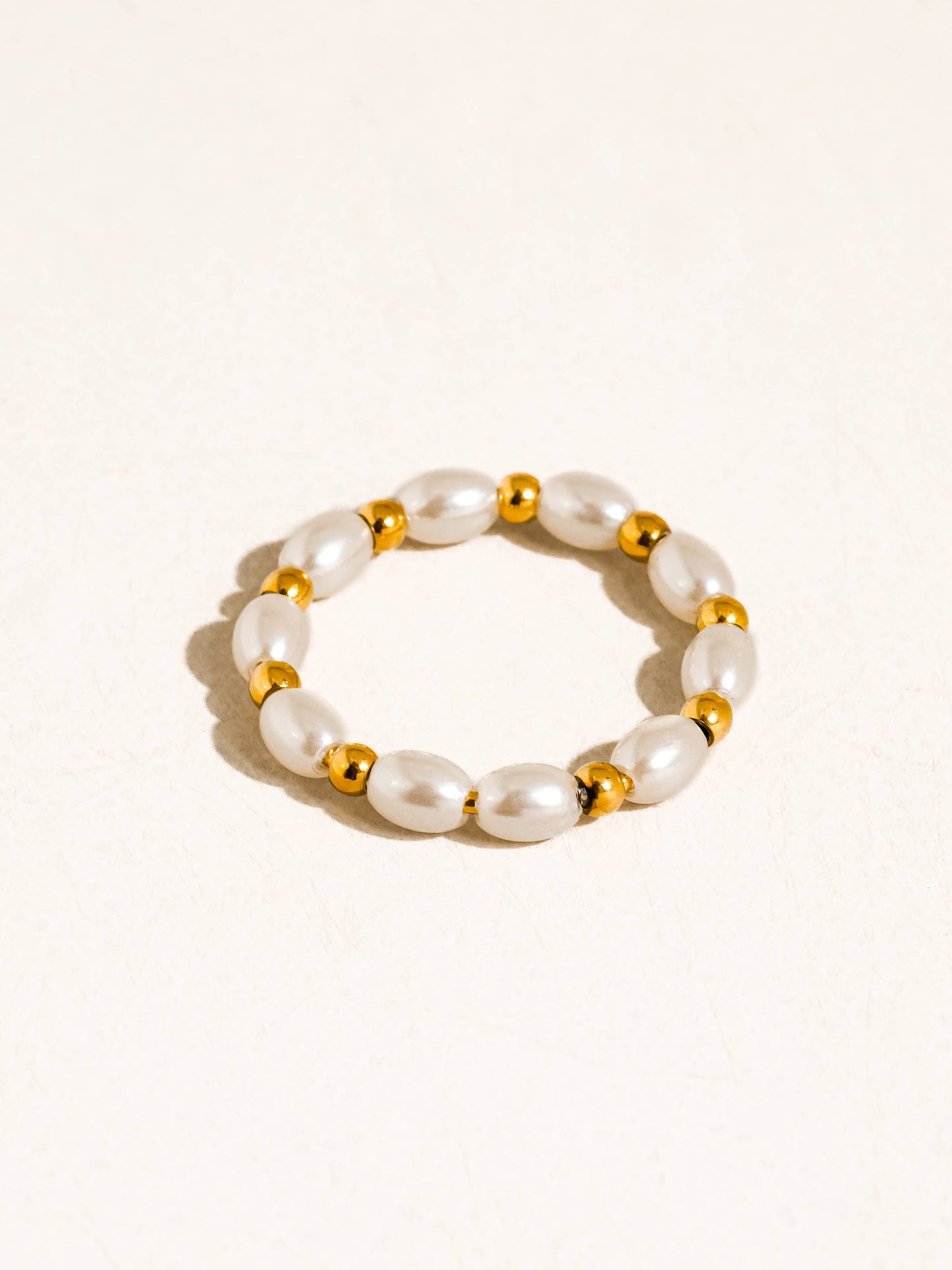 Saintes Pearl Beaded Ring