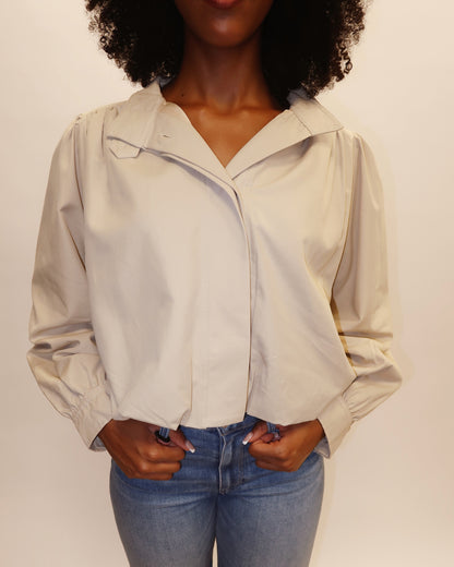 Bella Cropped Trench Jacket