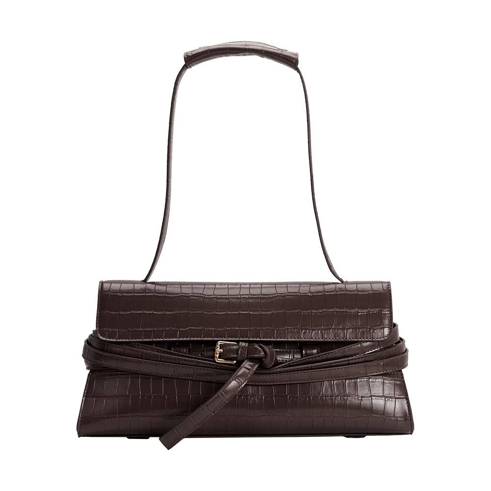 Klarissa Chocolate Shoulder Bag