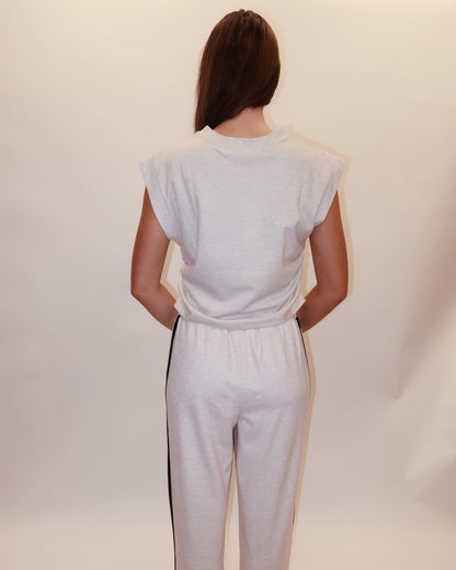 Lori Ruched Knit Lounge Top