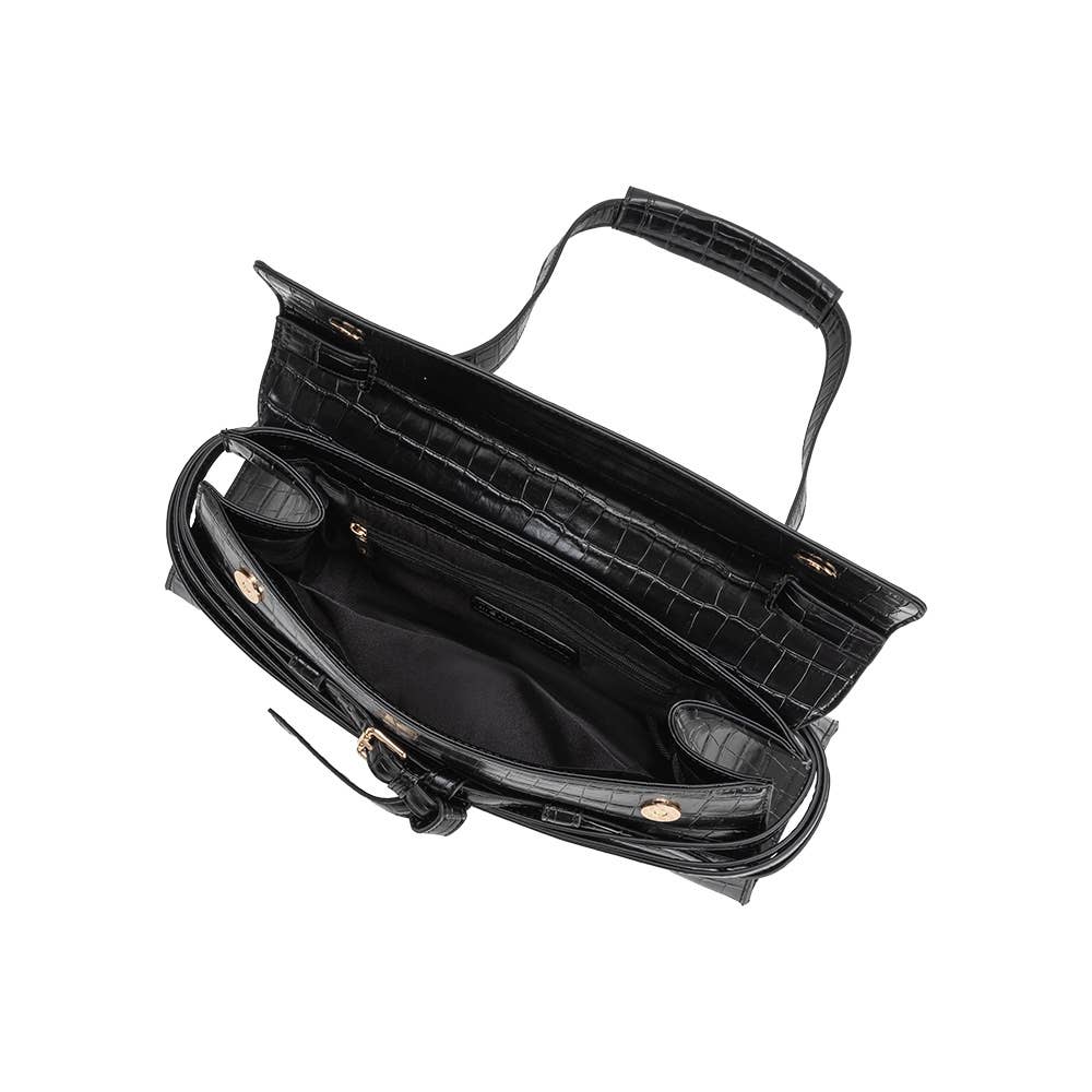 Klarissa Black Shoulder Bag
