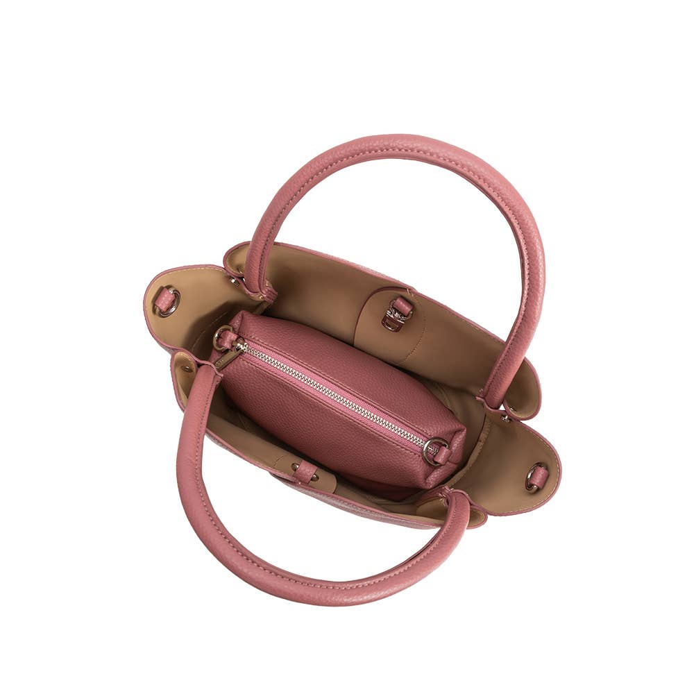 Tulip Mauve Recycled Vegan Top Handle