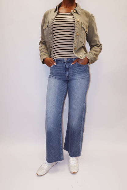 Kut Jocelyn Sage Trucker Jacket