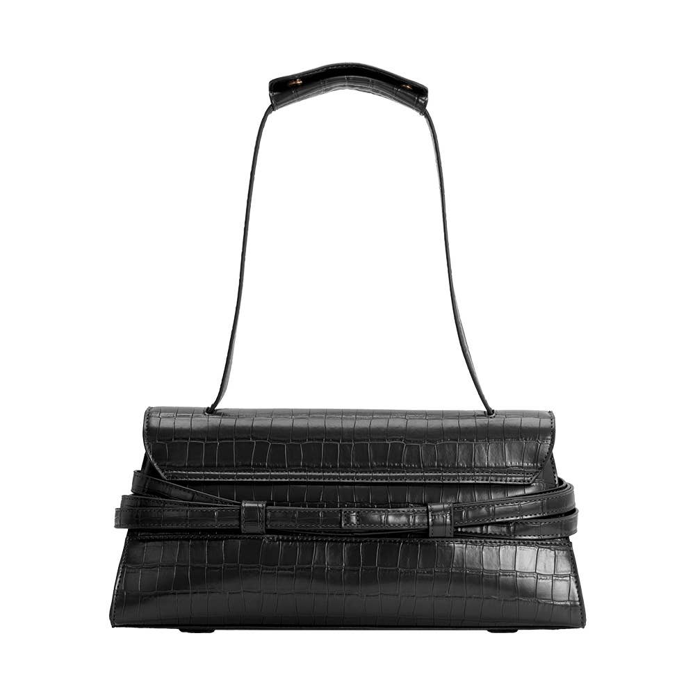 Klarissa Black Shoulder Bag