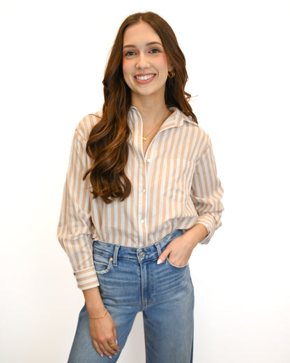 Julio Striped Summer Button Up